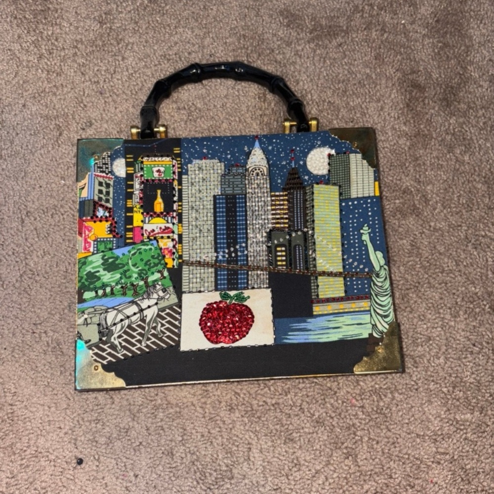 Vintage New York City Themed Handbag